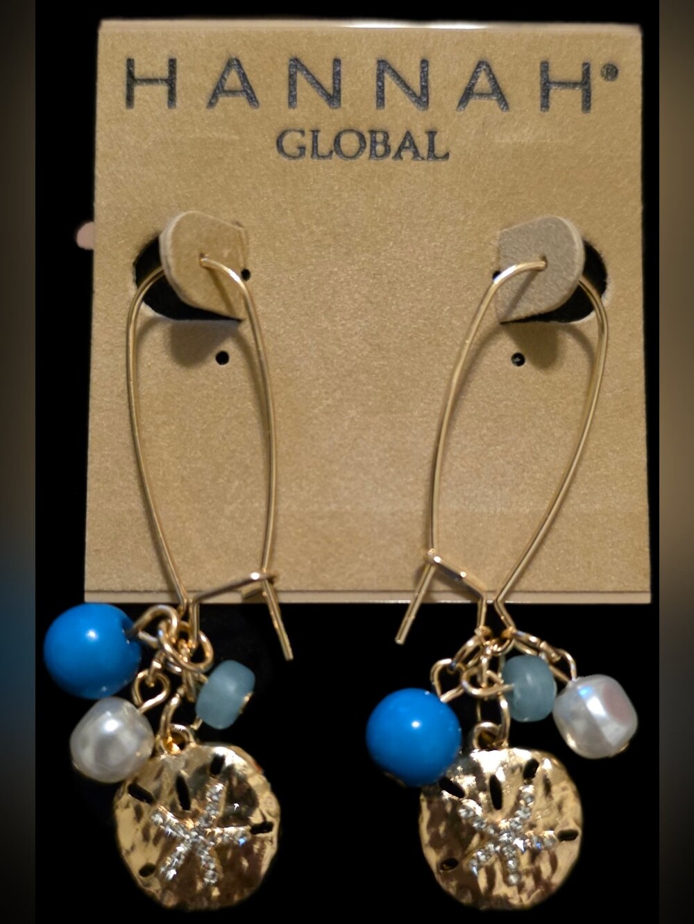 Sand Dollar Drop Earrings